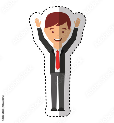 businessman avatar character icon vector illustration design © Gstudio