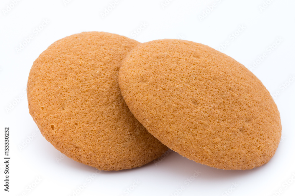 Cookies nuts on the isolated on white background. Cookies nuts on the isolated on white background.