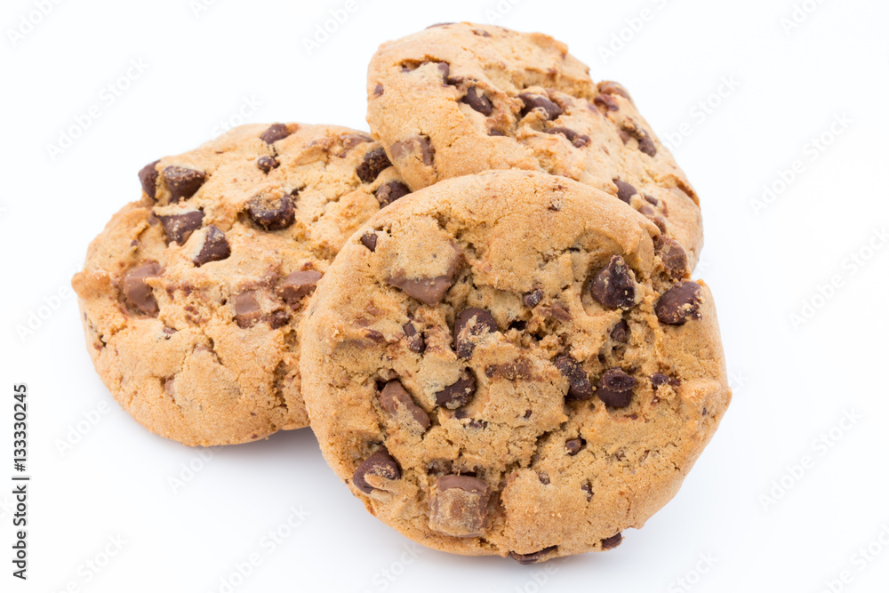 Cookies nuts on the isolated on white background. Cookies nuts on the isolated on white background.