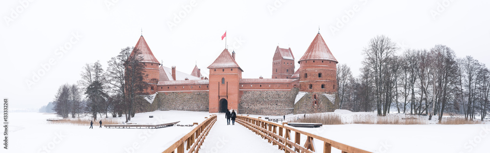 Famous Trakai Island Castle, Lithuania