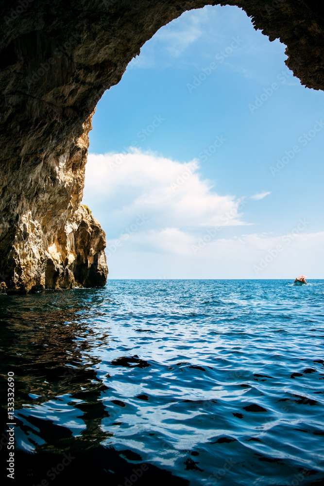 The Blue Grotto area