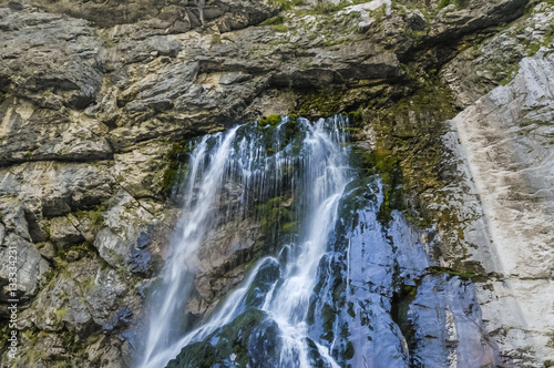Waterfall in mountain © Dmitriy