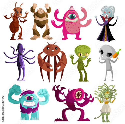 evil cute monsters
