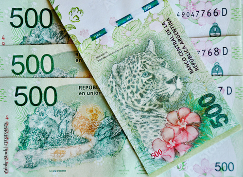 500 Argentine pesos bills, Argentina photo