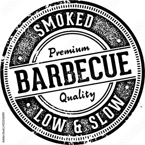 Vintage Style Barbecue Restaurant Sign