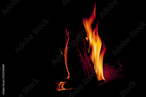 log in fire