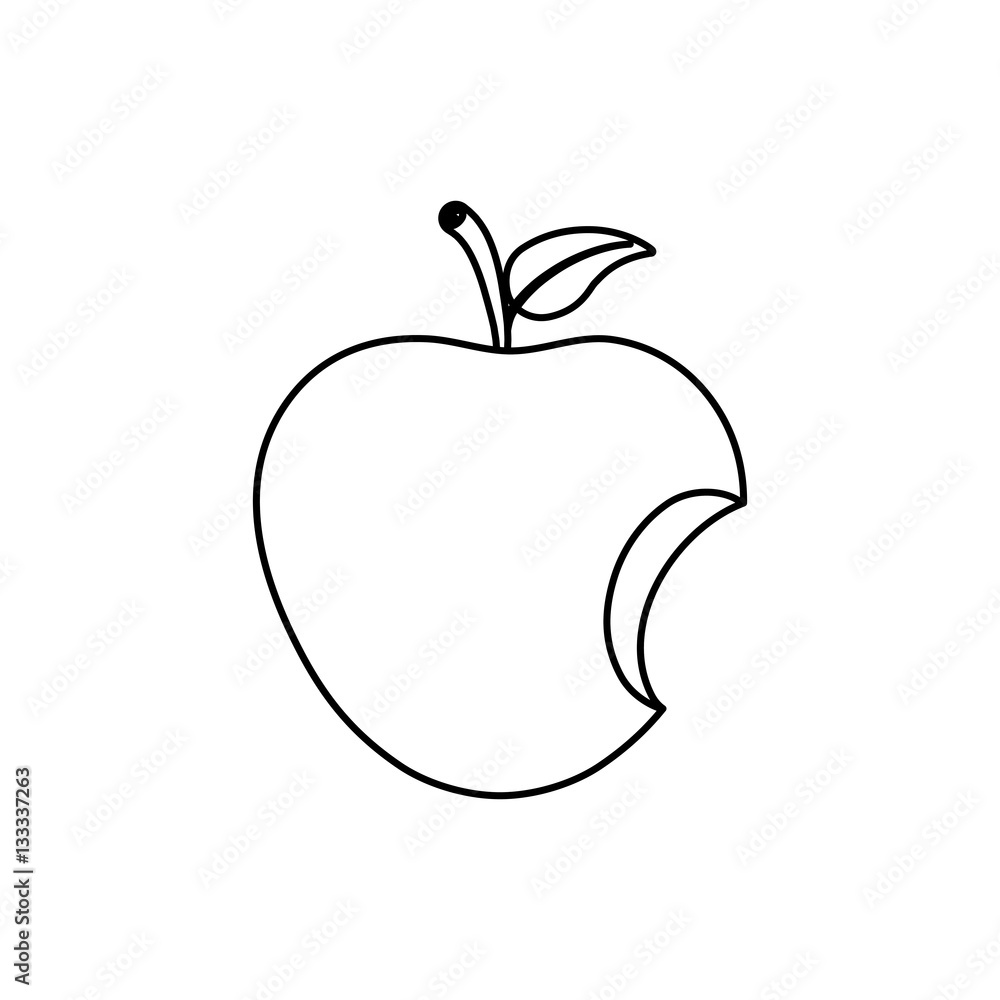 Delicious apple fruit icon vector illustration graphic design Delicious apple fruit icon vector illustration graphic design