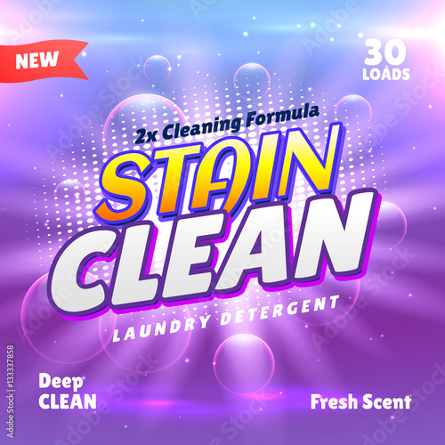 amazing product packaging concept of laundry detergent