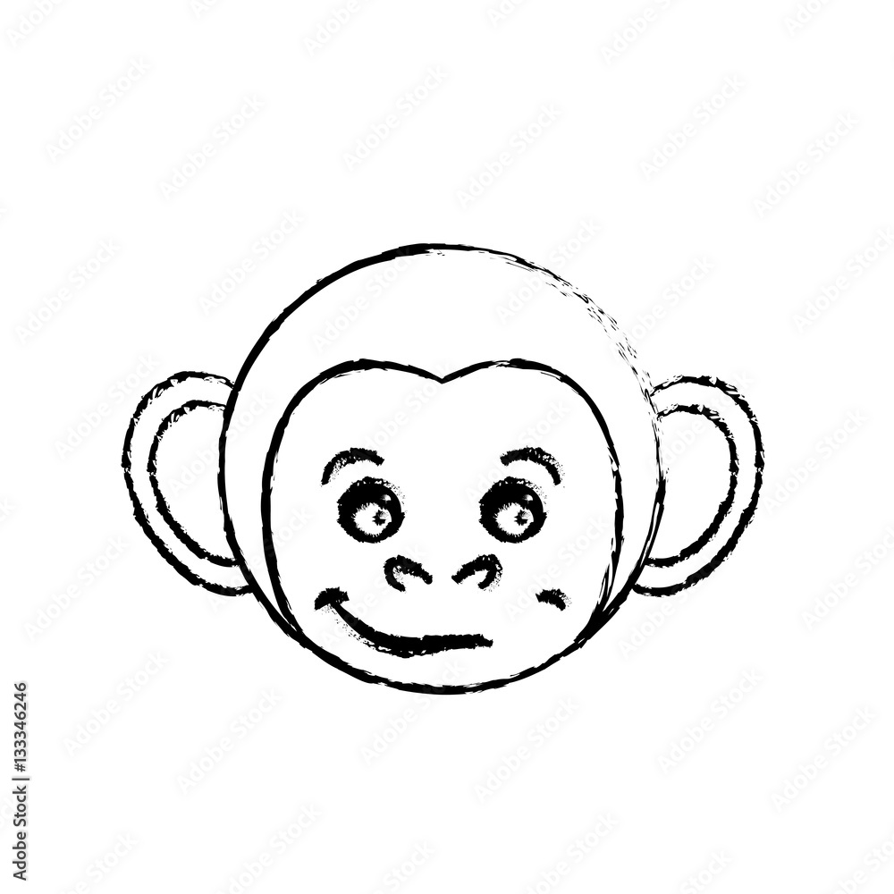cute mokey cartoon icon vector illustration graphic design cute mokey cartoon icon vector illustration graphic design