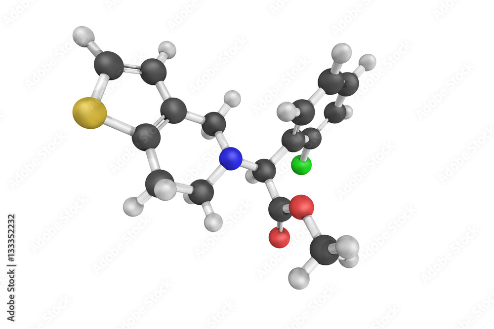 Clopidogrel, used to prevent heart attacks and strokes in person Clopidogrel, used to prevent heart attacks and strokes in person