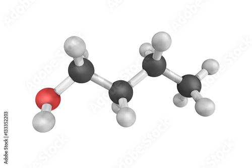 Tableau sur toile Butanol (also called butyl alcohol), primarily used as a solvent