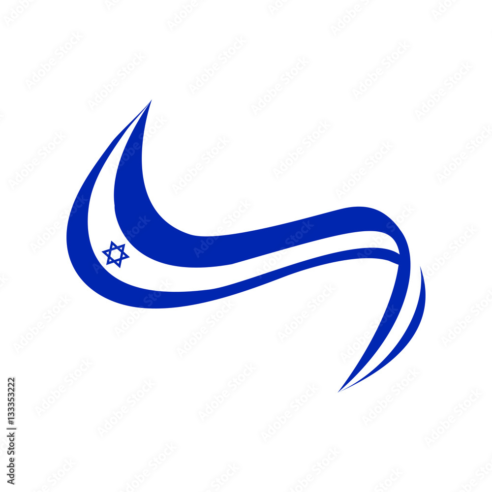 Tape Israel flag Tape Israel flag