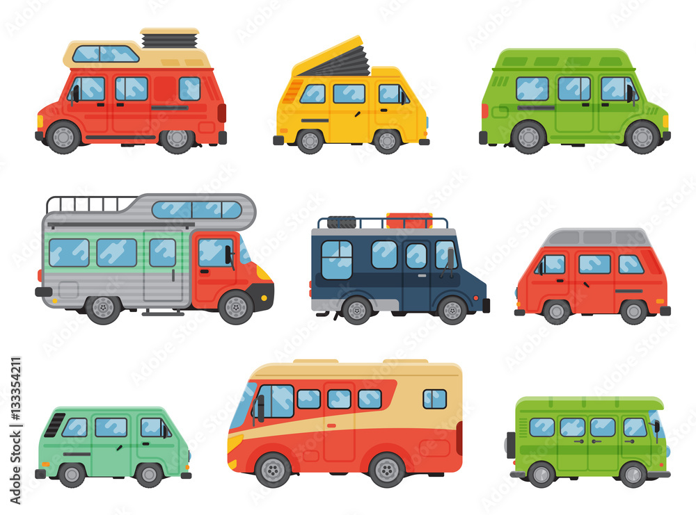 Vans vehicle vector illustration.