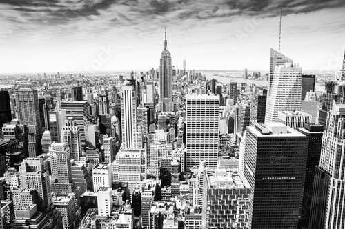 Black and White Midtown Manhattan photo