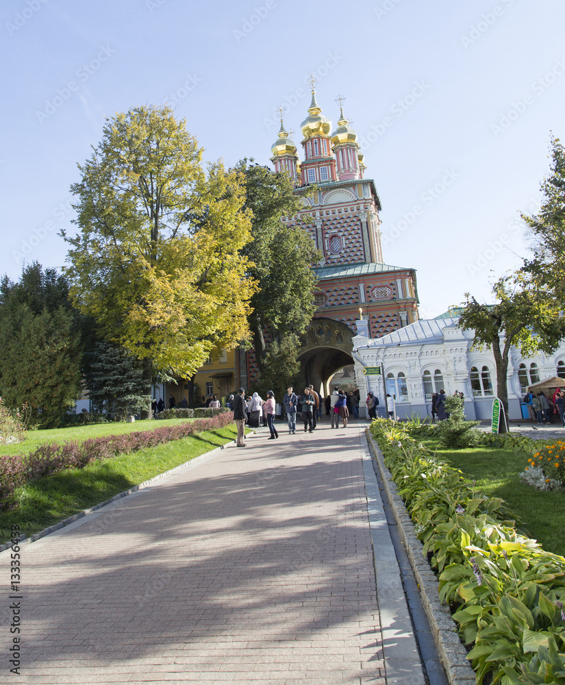 Naklejka premium the church in sam sergei abbey,russian federation