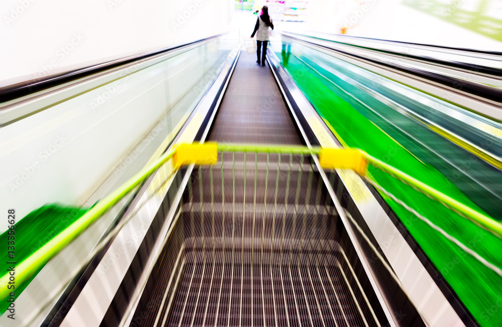 Sports escalators, supermarket stores. Sports escalators, supermarket stores.