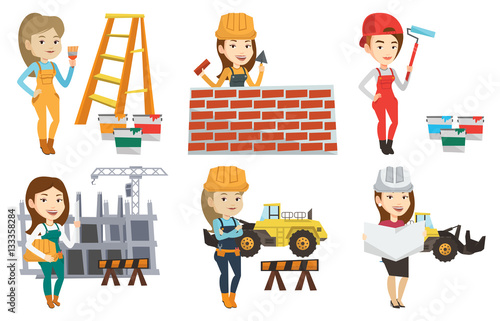 Vector set of constructors and builders characters