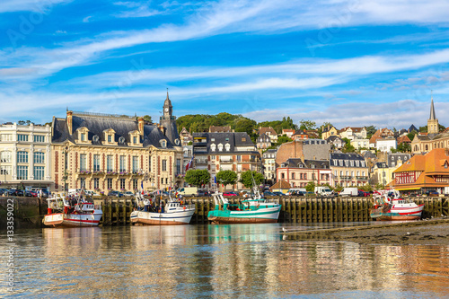 Trouville and Touques river