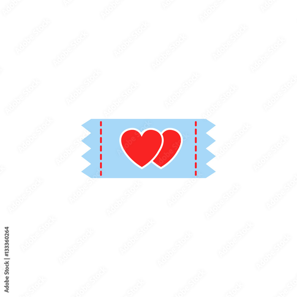 Ticket for sweethearts solid icon, Valentine's day discount, love concept, vector graphics, a colorful linear pattern on a white background, eps 10. Ticket for sweethearts solid icon, Valentine's day discount, love concept, vector graphics, a colorful linear pattern on a white background, eps 10.