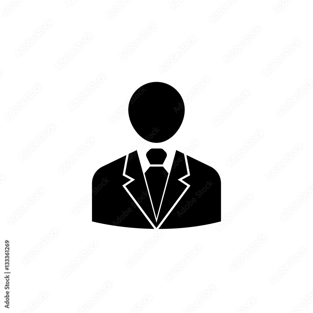 Businessman solid icon, user, vector graphics, a filled pattern on a white background, eps 10. Businessman solid icon, user, vector graphics, a filled pattern on a white background, eps 10.