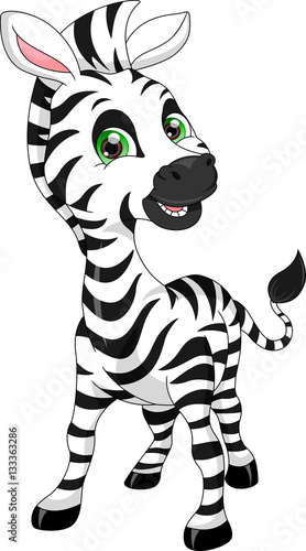 cute zebra cartoon
