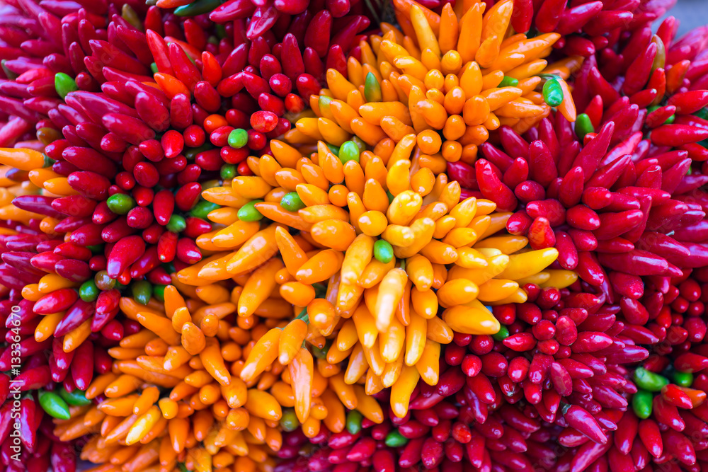Red hot chilly pepers closeup background Red hot chilly pepers closeup background