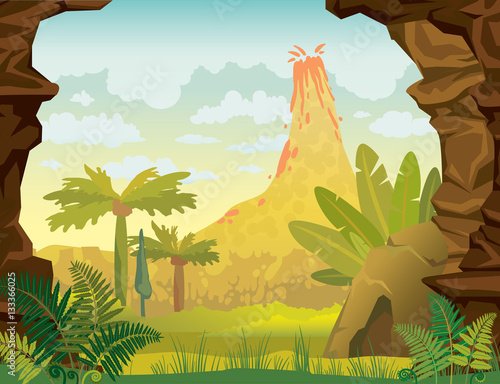Prehistoric landscape.