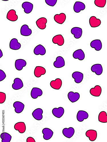 Abstract pattern for Saint Valentine's day, greeting design