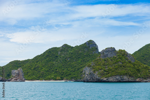 View of islands from Ang Thong National Marine Park, Thailand © Korradol