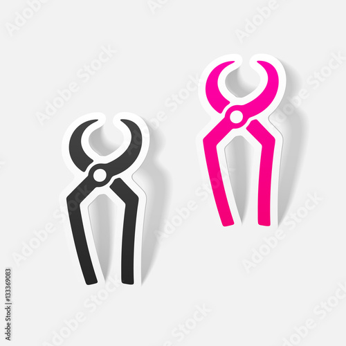 realistic design element: nippers