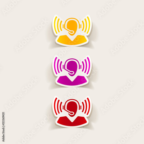 realistic design element: call center