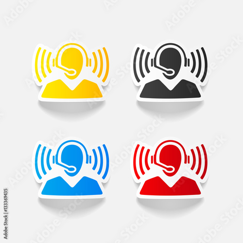 realistic design element: call center