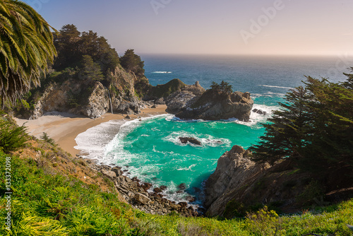 McWay Fall on Highway 1 California photo