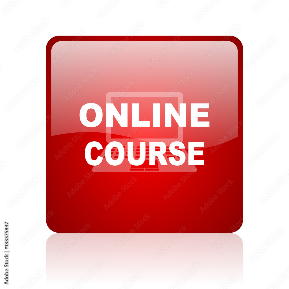 online course blue bubble icon online course blue bubble icon