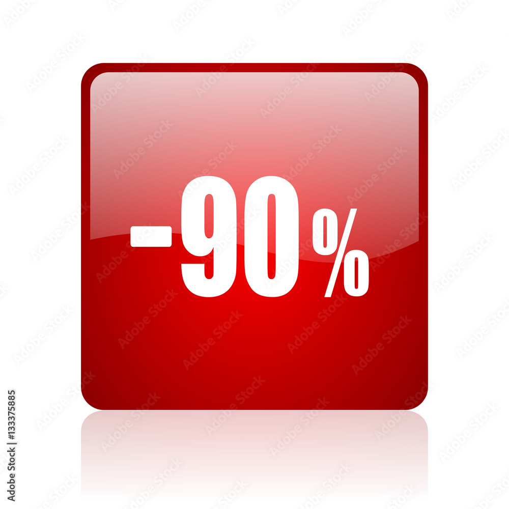 90 percent sale retail blue bubble icon 90 percent sale retail blue bubble icon