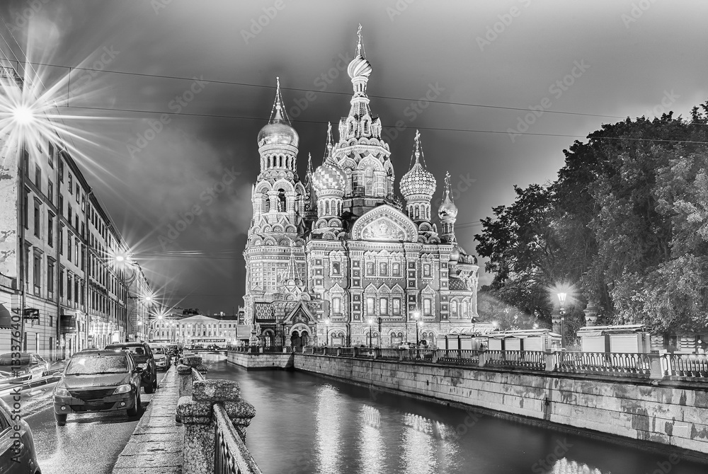 Church of the Savior on Blood at night, St. Petersburg