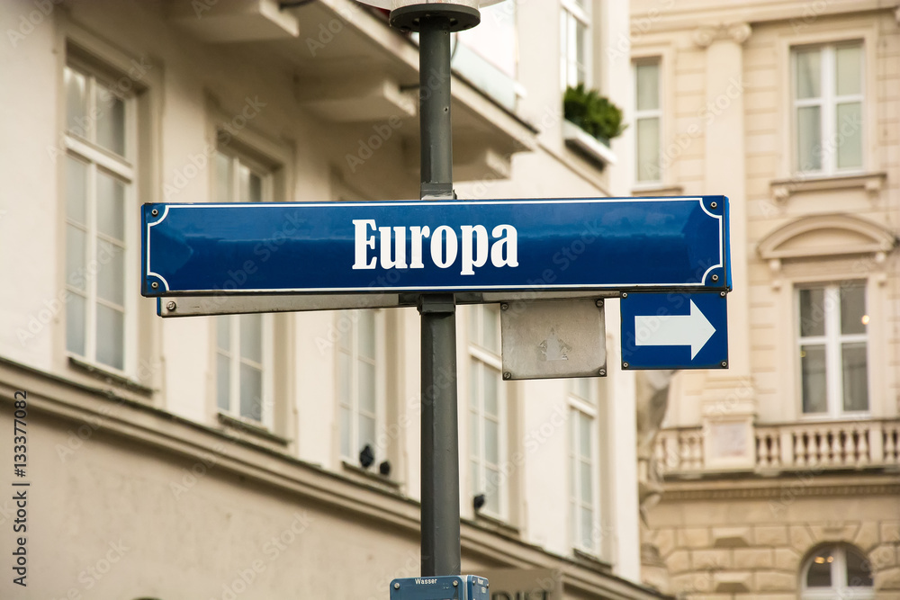 Schild 192 - Europa