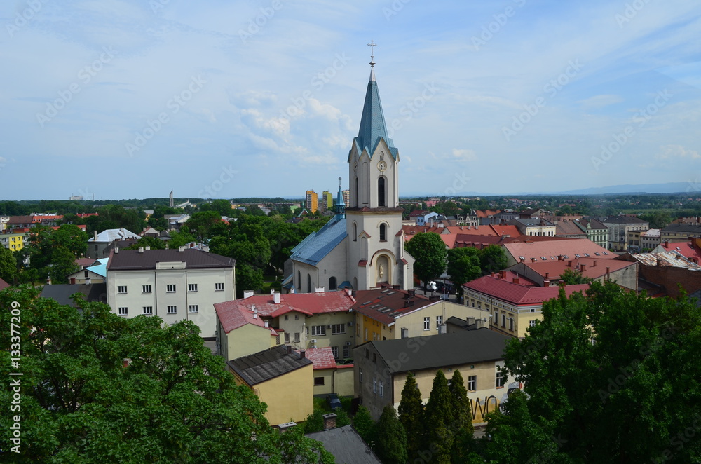 Oświęcim latem/Oswiecim in summer, Lesser Poland, Poland