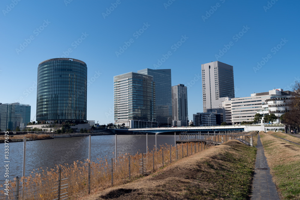 Obraz premium 横浜ポートサイド公園