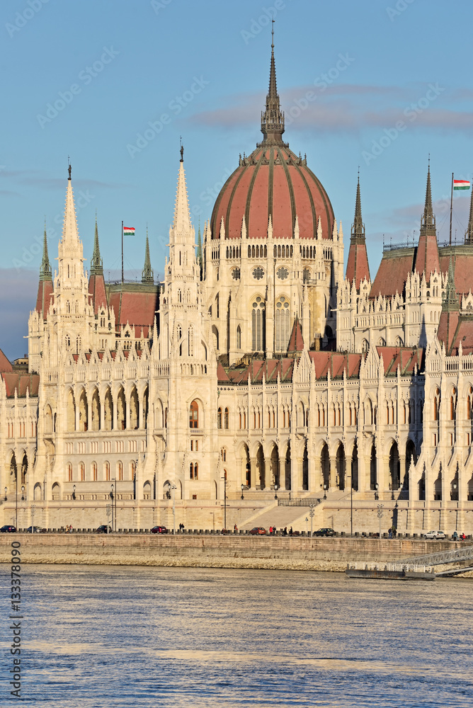 Fototapeta premium Hungarian Parliament, Budapest, Hungary