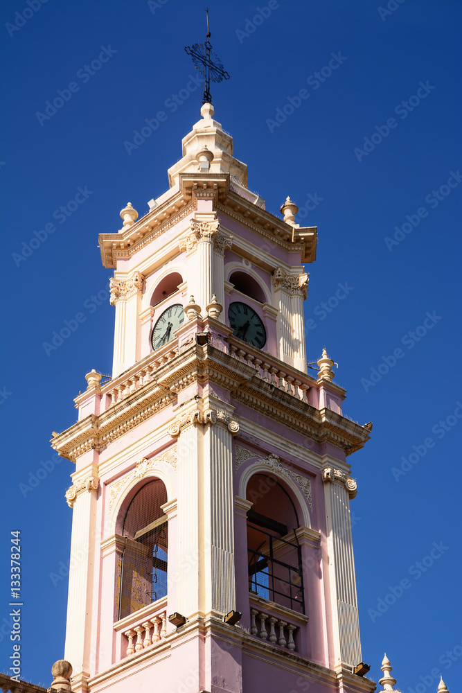 Belfry of cathedral  in Salta (Argentina)