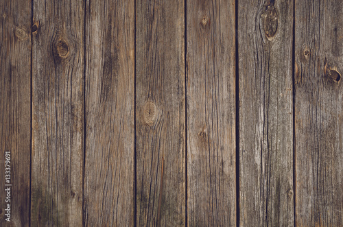 Old wood texture with natural wooden patterns. Top view of a vintage floor or table for background or theme.