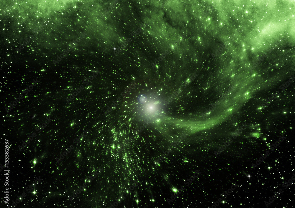 galaxy in a free space galaxy in a free space