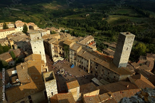 View of the city San Gimignano, Tuscany, Italy