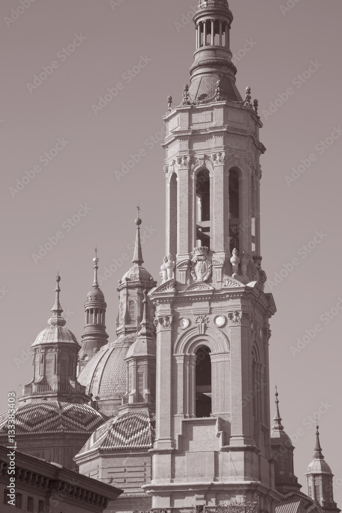 Pilar Basilica Cathedral Church; Saragossa; Spain