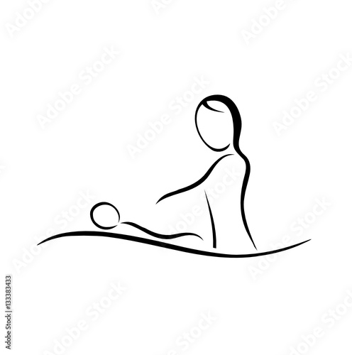 Mutter und Baby