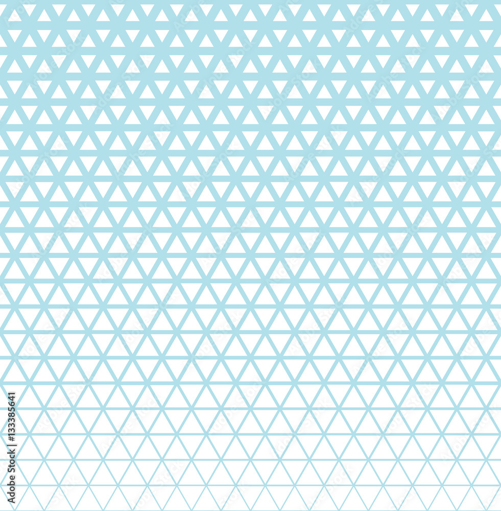 Abstract geometric blue graphic design triangle halftone pattern