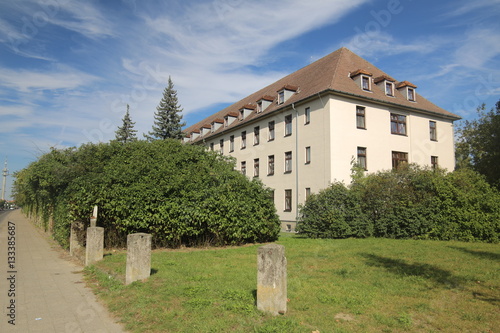 Quadro su tela Former Russian barracks in Greifswald, Germany, which is  nowadays a listed monu
