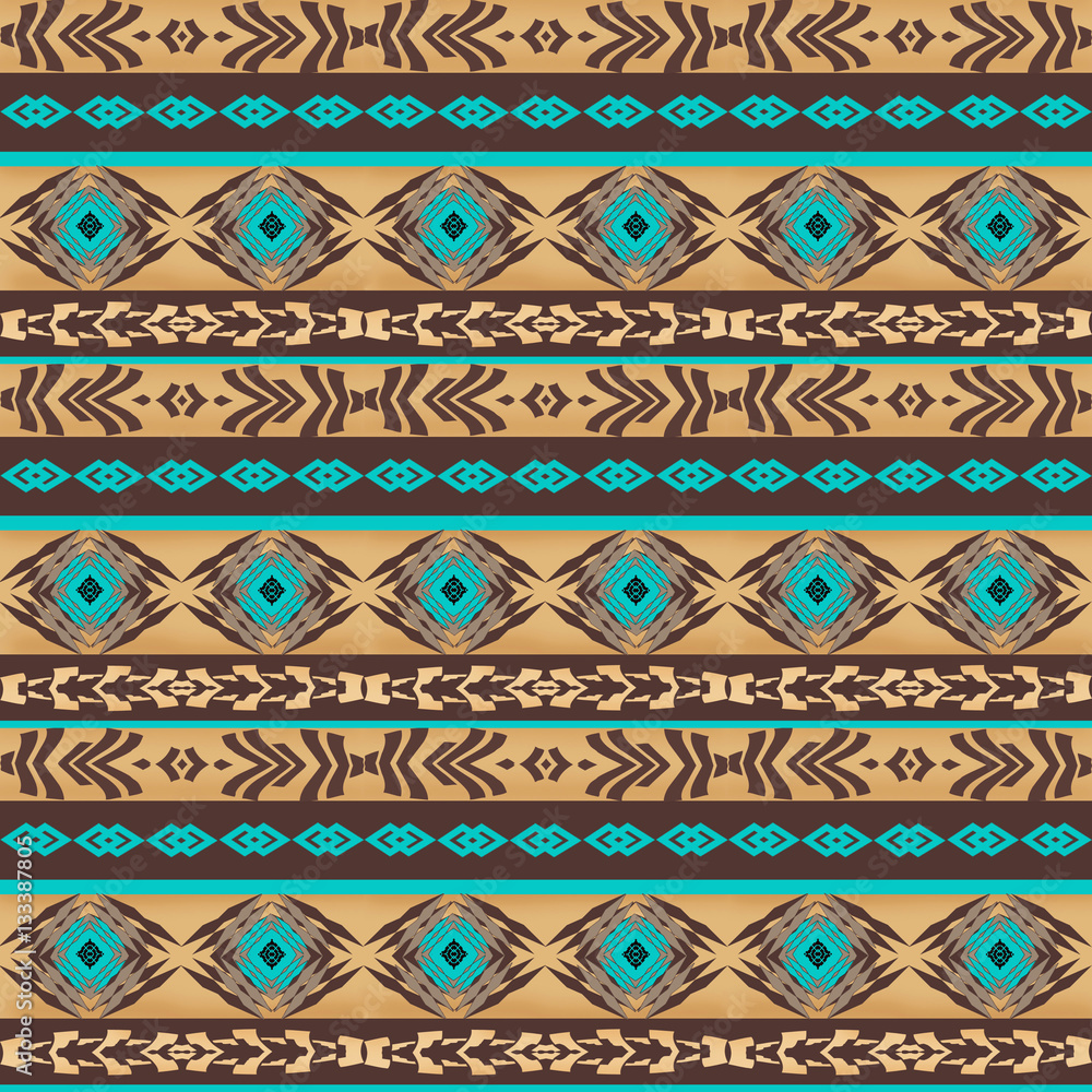 ethnic tribal motifs. navajo seamless pattern