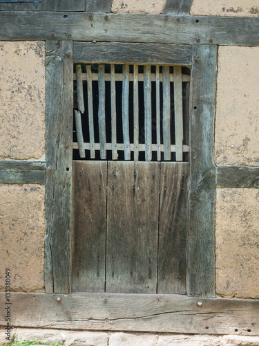 old door at a stable